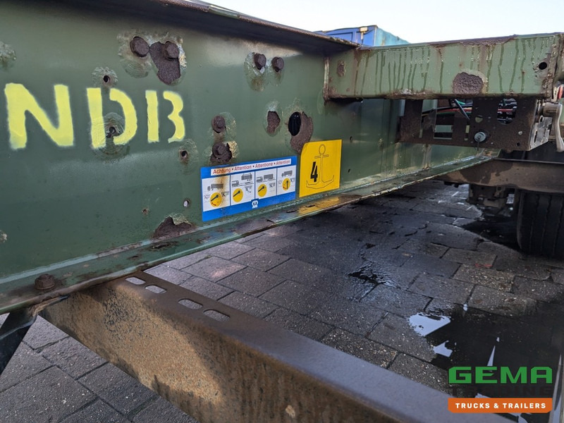 Semi-remorque porte-conteneur/ Caisse mobile Krone SD 27 3-Assen BPW Backslider - DrumBrakes - 20 2x20FT/30/40FT - 10+ Units in Stock (O1931): photos 15