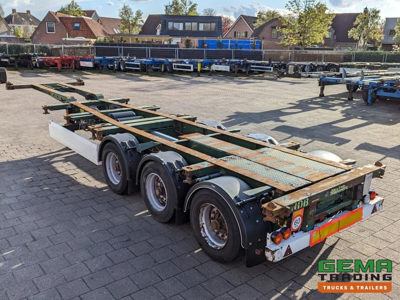 Krone SD 27 3-Assen BPW Kont Schuiver - DrumBrakes - 5280kg (O1776) - Semi-remorque porte-conteneur/ Caisse mobile: photos 4 Krone SD 27 3-Assen BPW Kont Schuiver - DrumBrakes - 5280kg (O1776) - Semi-remorque porte-conteneur/ Caisse mobile: photos 4