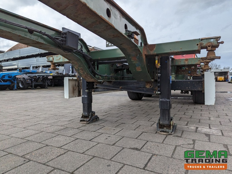 Semi-remorque porte-conteneur/ Caisse mobile Krone SD 27 3-Assen BPW RearSlider - DrumBrakes - 5280kg - 07/2024APK (O1779): photos 11