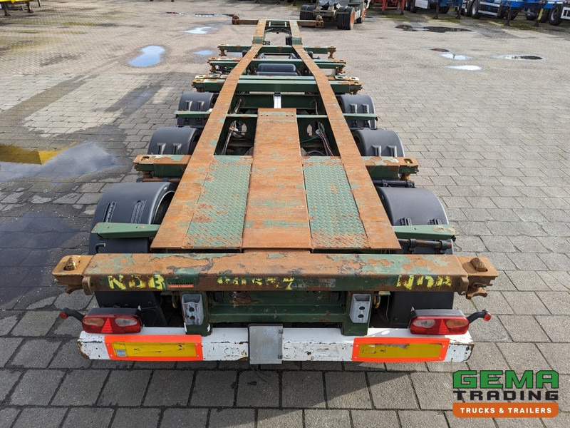 Semi-remorque porte-conteneur/ Caisse mobile Krone SD 27 3-Assen BPW RearSlider - DrumBrakes - 5280kg - 07/2024APK (O1779): photos 7