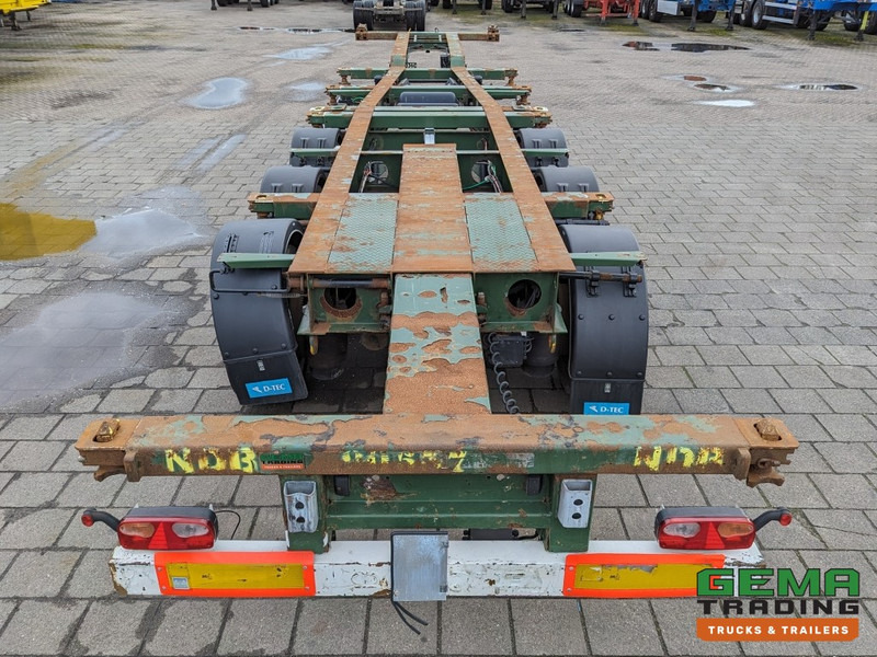 Semi-remorque porte-conteneur/ Caisse mobile Krone SD 27 3-Assen BPW RearSlider - DrumBrakes - 5280kg - 07/2024APK (O1779): photos 8