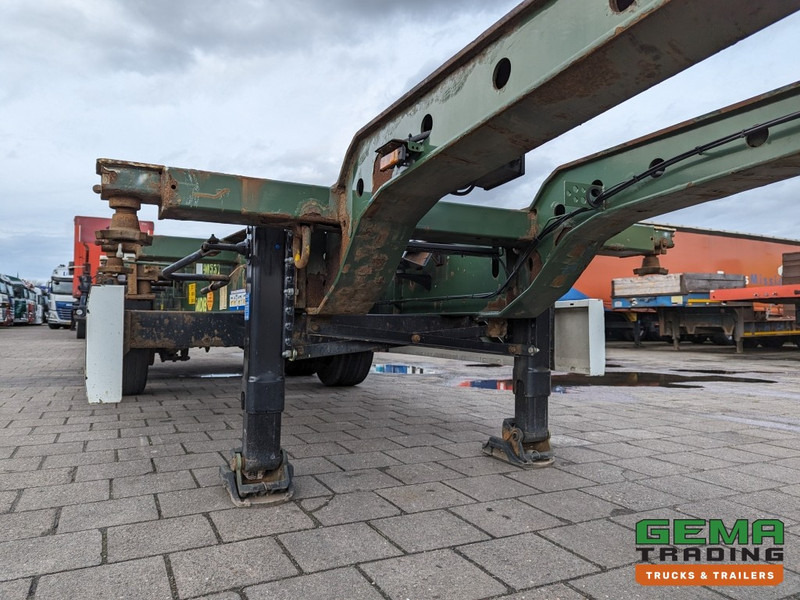 Semi-remorque porte-conteneur/ Caisse mobile Krone SD 27 3-Assen BPW RearSlider - DrumBrakes - 5280kg - 07/2024APK (O1779): photos 10