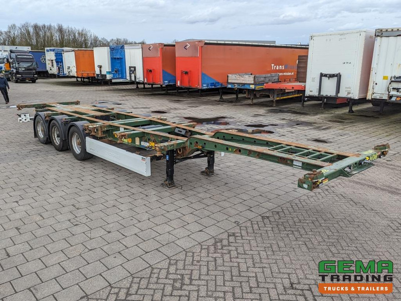 Krone SD 27 3-Assen BPW RearSlider - DrumBrakes - 5280kg - Semi-remorque porte-conteneur/ Caisse mobile: photos 4 Krone SD 27 3-Assen BPW RearSlider - DrumBrakes - 5280kg - Semi-remorque porte-conteneur/ Caisse mobile: photos 4