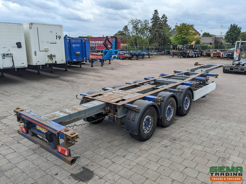 Krone SDC 27 3-Assen SAF - Lift as - Schijfremmen - Achterschuiver - 20 2x20FT/30/40FT - Semi-remorque porte-conteneur/ Caisse mobile: photos 2 Krone SDC 27 3-Assen SAF - Lift as - Schijfremmen - Achterschuiver - 20 2x20FT/30/40FT - Semi-remorque porte-conteneur/ Caisse mobile: photos 2