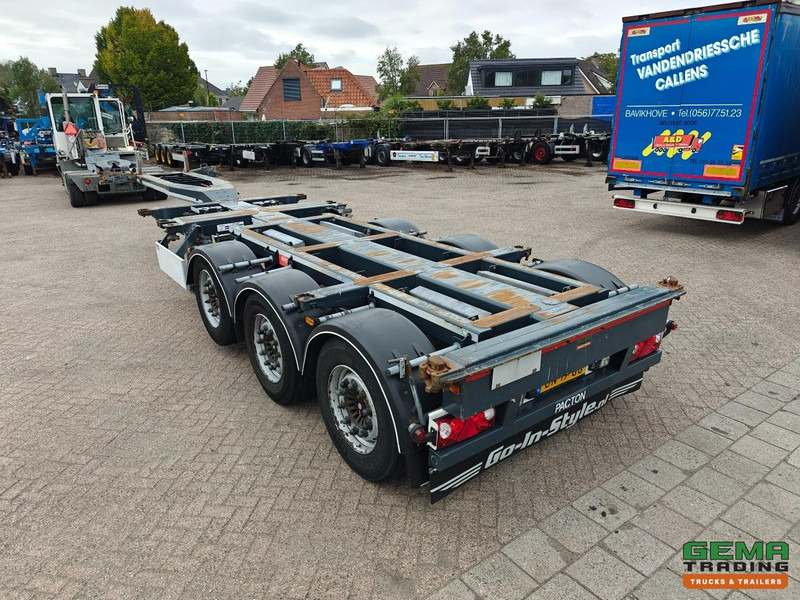 Pacton ET3 3-Assen SAF - MULTI - Schijfremmen - LiftAs - 3x Uitschuifbaar - 03/2026 APK - Semi-remorque porte-conteneur/ Caisse mobile: photos 5 Pacton ET3 3-Assen SAF - MULTI - Schijfremmen - LiftAs - 3x Uitschuifbaar - 03/2026 APK - Semi-remorque porte-conteneur/ Caisse mobile: photos 5
