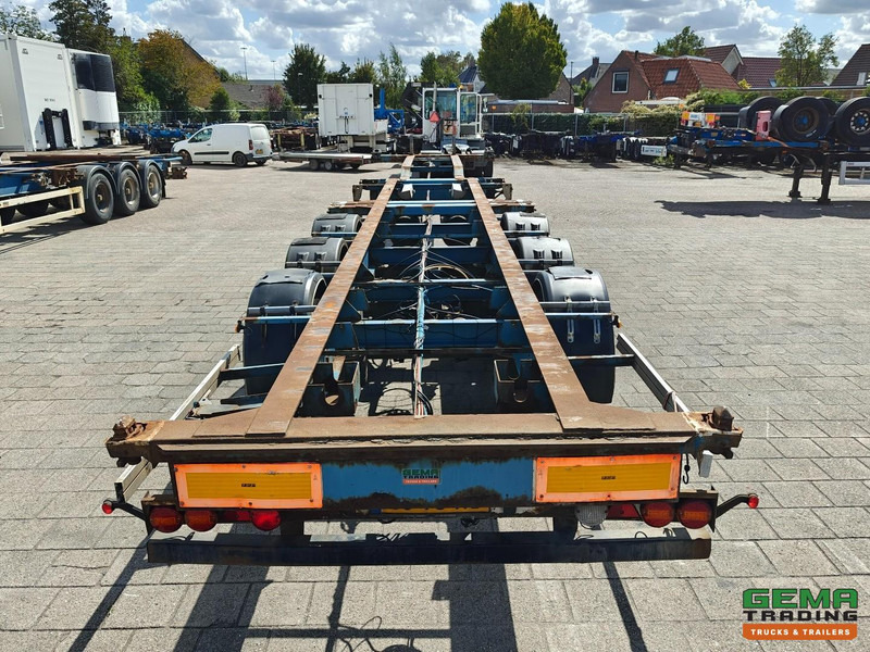 Pacton T3-007 3-Assen SAF - Trommelremmen - Lift As - Vast - Alle Aansluitingen - 4700KG - Semi-remorque porte-conteneur/ Caisse mobile: photos 5 Pacton T3-007 3-Assen SAF - Trommelremmen - Lift As - Vast - Alle Aansluitingen - 4700KG - Semi-remorque porte-conteneur/ Caisse mobile: photos 5