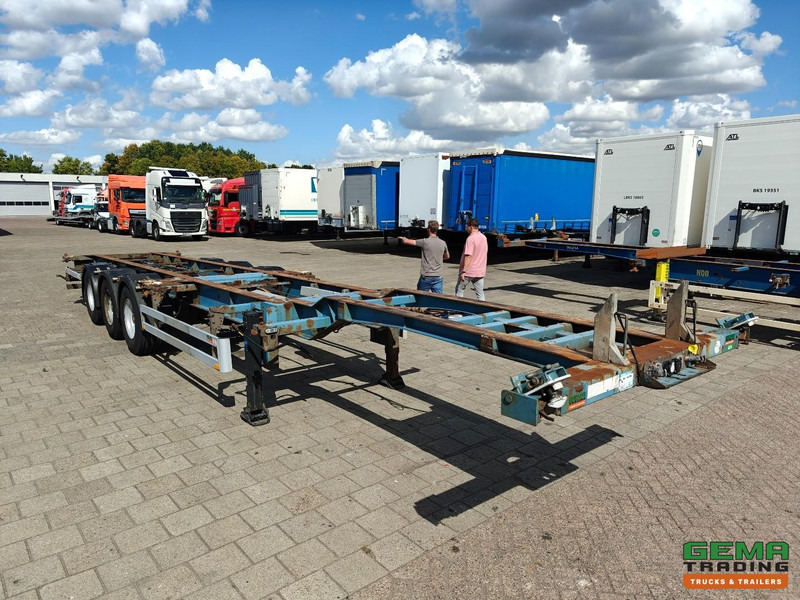 Pacton T3-007 3-Assen SAF - Trommelremmen - Lift As - Vast - Alle Aansluitingen - 4700KG - Semi-remorque porte-conteneur/ Caisse mobile: photos 4 Pacton T3-007 3-Assen SAF - Trommelremmen - Lift As - Vast - Alle Aansluitingen - 4700KG - Semi-remorque porte-conteneur/ Caisse mobile: photos 4