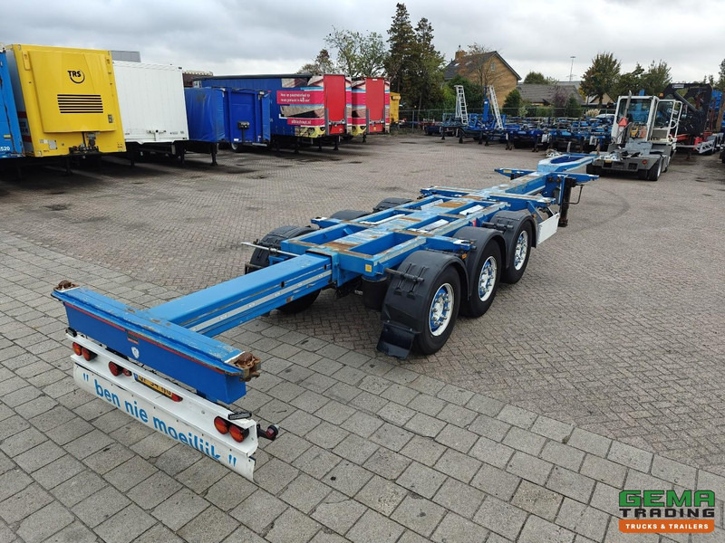 Pacton TXC343 3-Assen Valx - MULTI - Schijfremmen - LiftAs - 3x Uitschuifbaar - 05/2026 APK - Semi-remorque porte-conteneur/ Caisse mobile: photos 1 Pacton TXC343 3-Assen Valx - MULTI - Schijfremmen - LiftAs - 3x Uitschuifbaar - 05/2026 APK - Semi-remorque porte-conteneur/ Caisse mobile: photos 1