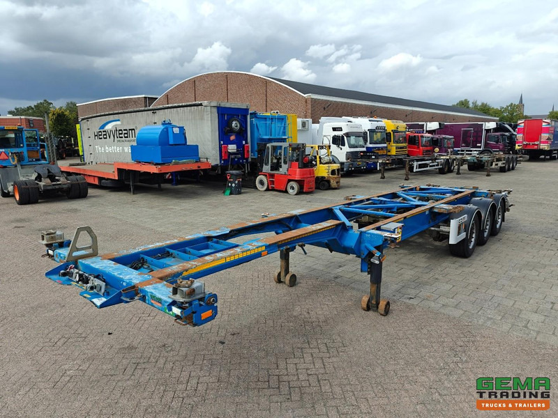 Van Hool 3B0079 3-Assen SAF - Schijfremmen - Alle aansluitingen / Universeel chassis - Semi-remorque porte-conteneur/ Caisse mobile: photos 2 Van Hool 3B0079 3-Assen SAF - Schijfremmen - Alle aansluitingen / Universeel chassis - Semi-remorque porte-conteneur/ Caisse mobile: photos 2