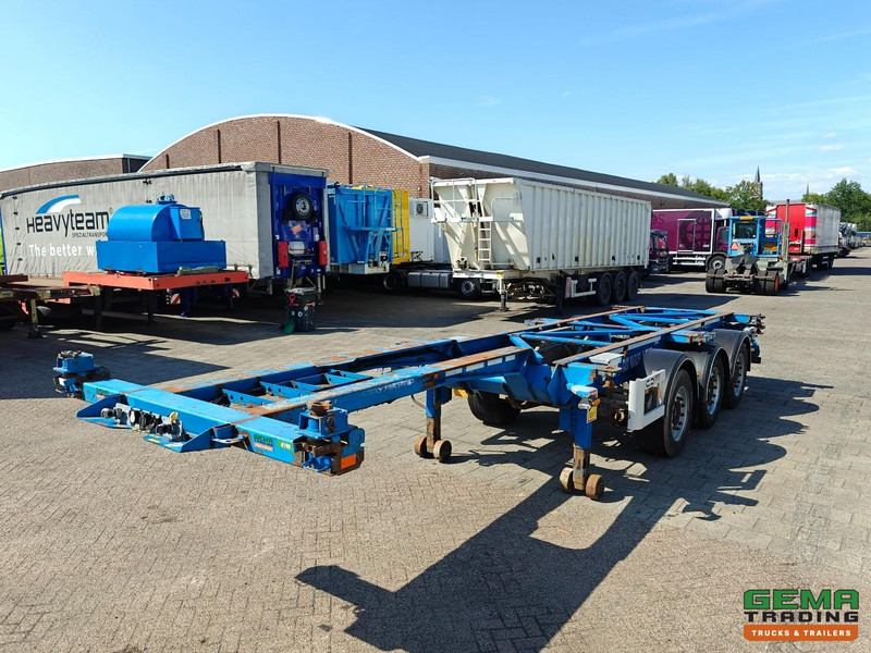 Van Hool 3B0079 3-Assen SAF - Schijfremmen - Alle aansluitingen / Universeel chassis - Semi-remorque porte-conteneur/ Caisse mobile: photos 3 Van Hool 3B0079 3-Assen SAF - Schijfremmen - Alle aansluitingen / Universeel chassis - Semi-remorque porte-conteneur/ Caisse mobile: photos 3