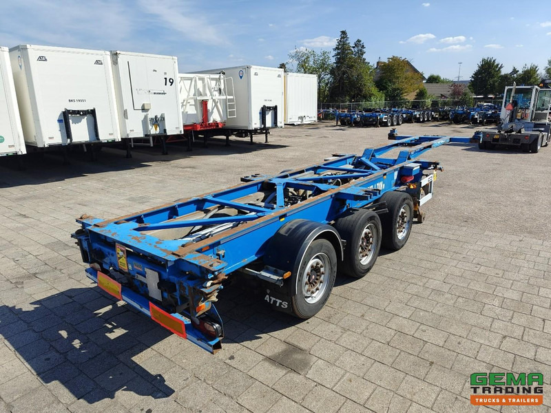 Van Hool 3B0079 3-Assen SAF - Schijfremmen - Alle aansluitingen / Universeel chassis - Semi-remorque porte-conteneur/ Caisse mobile: photos 1 Van Hool 3B0079 3-Assen SAF - Schijfremmen - Alle aansluitingen / Universeel chassis - Semi-remorque porte-conteneur/ Caisse mobile: photos 1