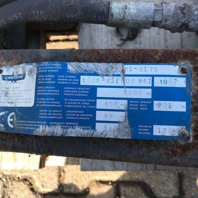 CASCADE FORKPOSITIONER WITH SEPARATE SIDE SHIFT - Accessoire: photos 5 CASCADE FORKPOSITIONER WITH SEPARATE SIDE SHIFT - Accessoire: photos 5