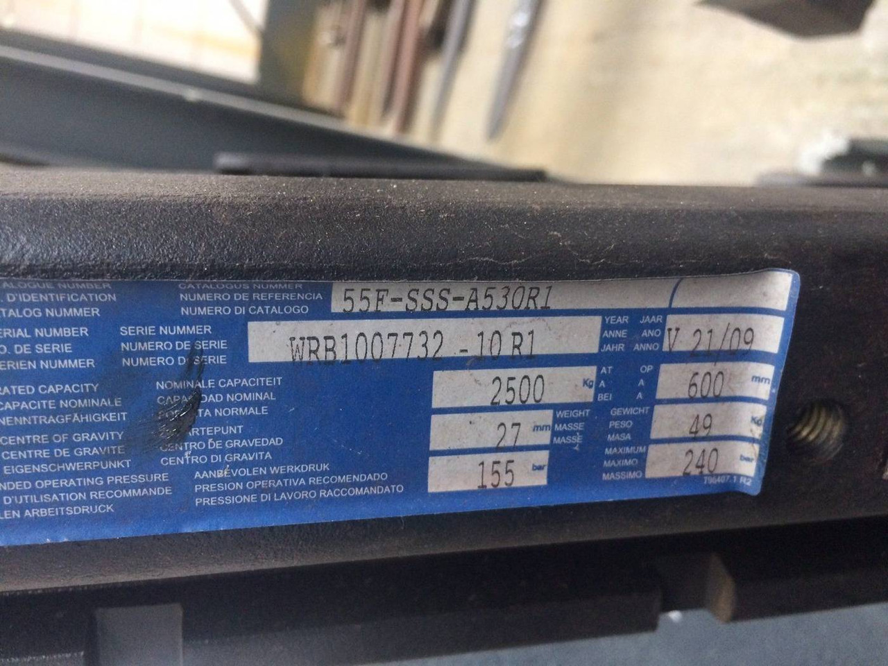 Cascade Sideshift 1400 mm - Accessoire: photos 3 Cascade Sideshift 1400 mm - Accessoire: photos 3