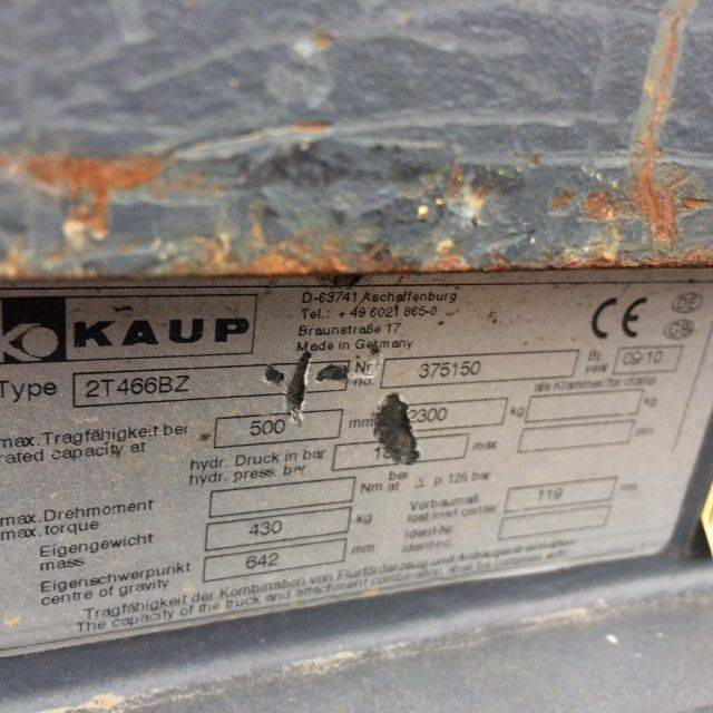 Kaup Fork positioner with separate Sideshift - Accessoire: photos 1 Kaup Fork positioner with separate Sideshift - Accessoire: photos 1