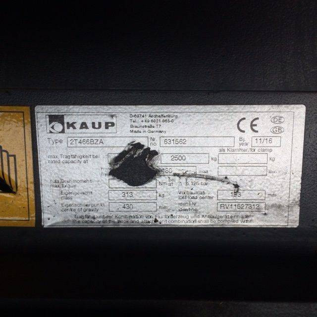 Kaup Fork positioner with sideshift - Accessoire: photos 3 Kaup Fork positioner with sideshift - Accessoire: photos 3