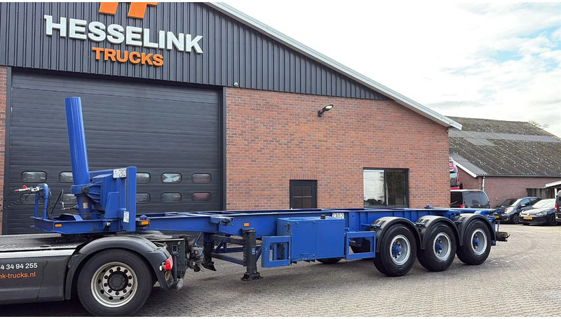 Hendricks 20ft container Kippchassis 24V hydraulic Self support! - Semi-remorque porte-conteneur/ Caisse mobile: photos 1 Hendricks 20ft container Kippchassis 24V hydraulic Self support! - Semi-remorque porte-conteneur/ Caisse mobile: photos 1