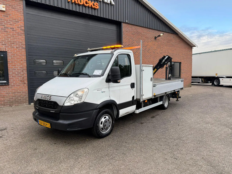 Iveco 50c14 Erdgas/CNG Hiab kran/crane Pritsche - Fourgon plateau: photos 1 Iveco 50c14 Erdgas/CNG Hiab kran/crane Pritsche - Fourgon plateau: photos 1