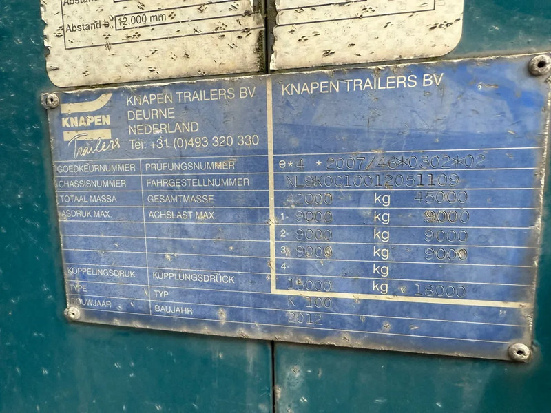 Knapen Trailers K100 92m3 Cargo Floor 10MM BPW - Semi-remorque à fond mouvant: photos 5 Knapen Trailers K100 92m3 Cargo Floor 10MM BPW - Semi-remorque à fond mouvant: photos 5