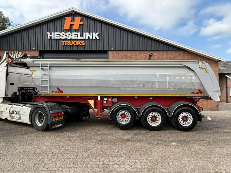 Stas S300CX Lift Axle Automatic roof Tarpaulin APK/TUV 12/2025 - Semi-remorque benne: photos 2 Stas S300CX Lift Axle Automatic roof Tarpaulin APK/TUV 12/2025 - Semi-remorque benne: photos 2