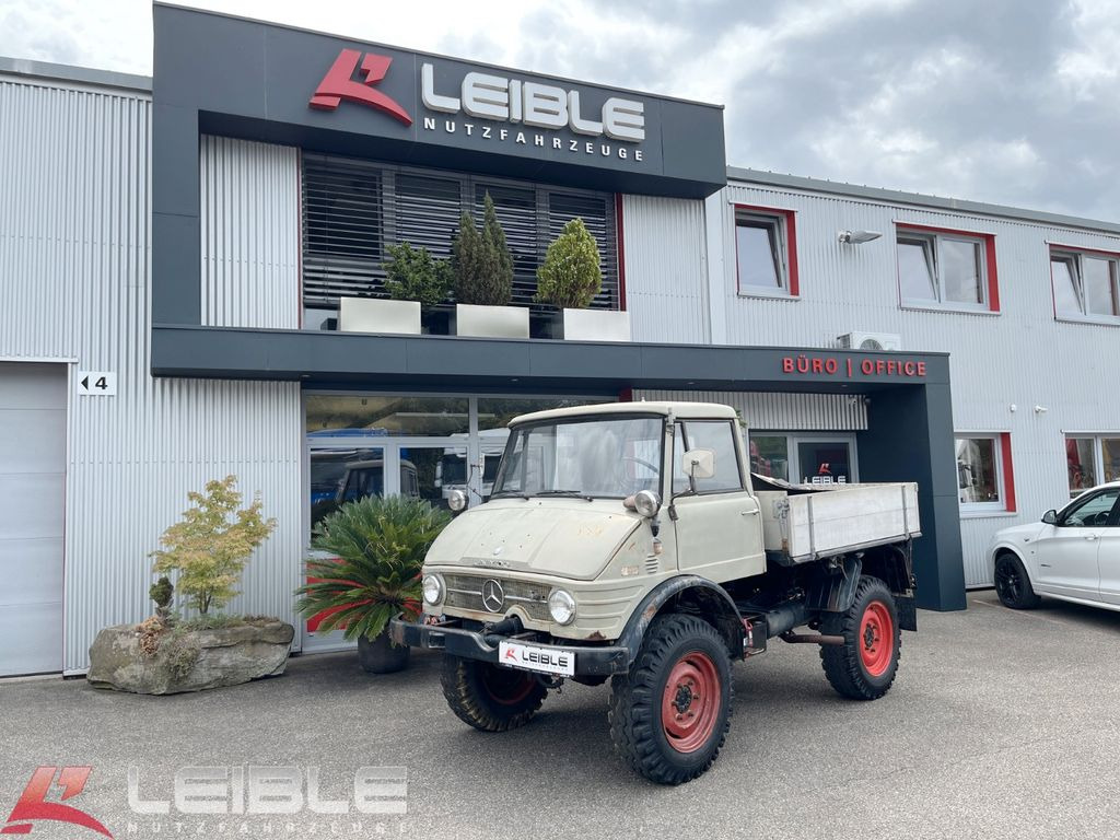 Fourgon plateau Unimog 406*Pritsche*Oldtimer*6-Zylinder*Zapfwelle: photos 1