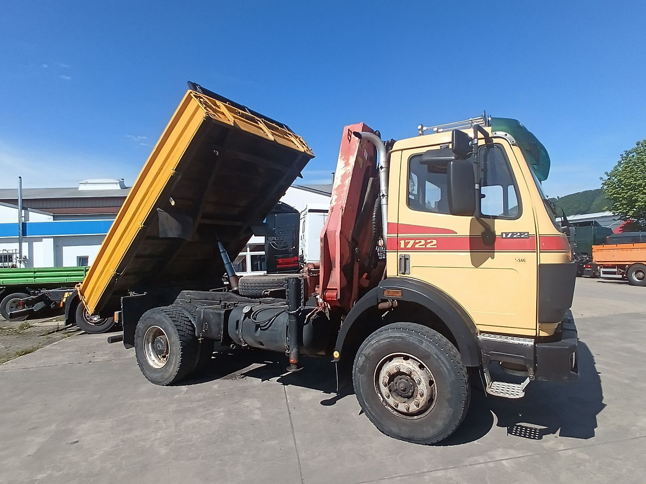 Mercedes-Benz SK 1722 AK 4x4 Blatt Schalter PalfingerPK10500A4 - crédit-bail Mercedes-Benz SK 1722 AK 4x4 Blatt Schalter PalfingerPK10500A4: photos 17