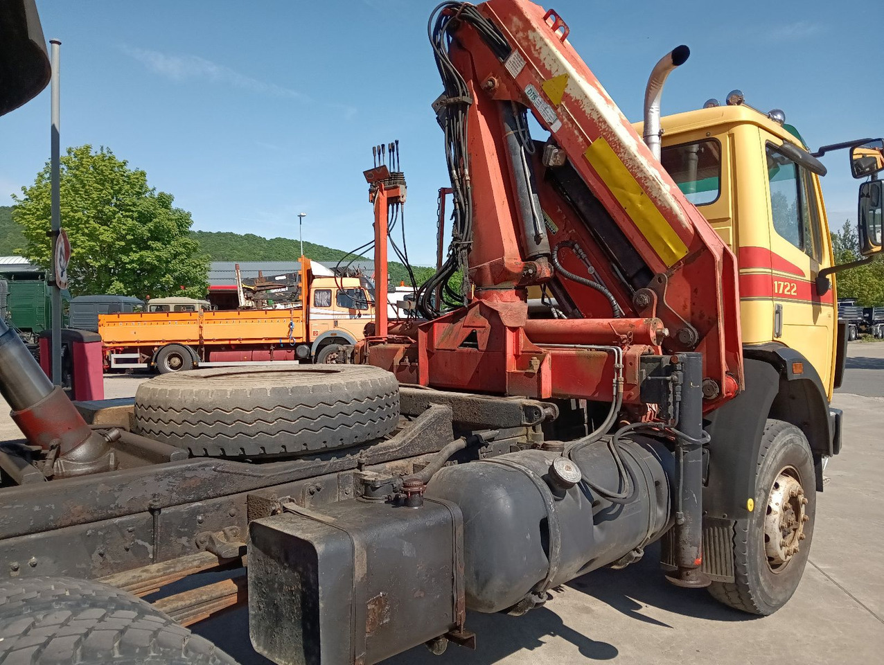 Mercedes-Benz SK 1722 AK 4x4 Blatt Schalter PalfingerPK10500A4 - crédit-bail Mercedes-Benz SK 1722 AK 4x4 Blatt Schalter PalfingerPK10500A4: photos 15