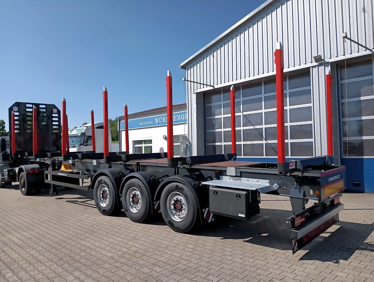 Schwarzmüller 3-A Rungensattel 6xExte144S 5560kg NEU sofort Schwarzmüller 3-A Rungensattel 6xExte144S 5560kg NEU sofort - Semi-remorque grumier: photos 2 Schwarzmüller 3-A Rungensattel 6xExte144S 5560kg NEU sofort Schwarzmüller 3-A Rungensattel 6xExte144S 5560kg NEU sofort - Semi-remorque grumier: photos 2