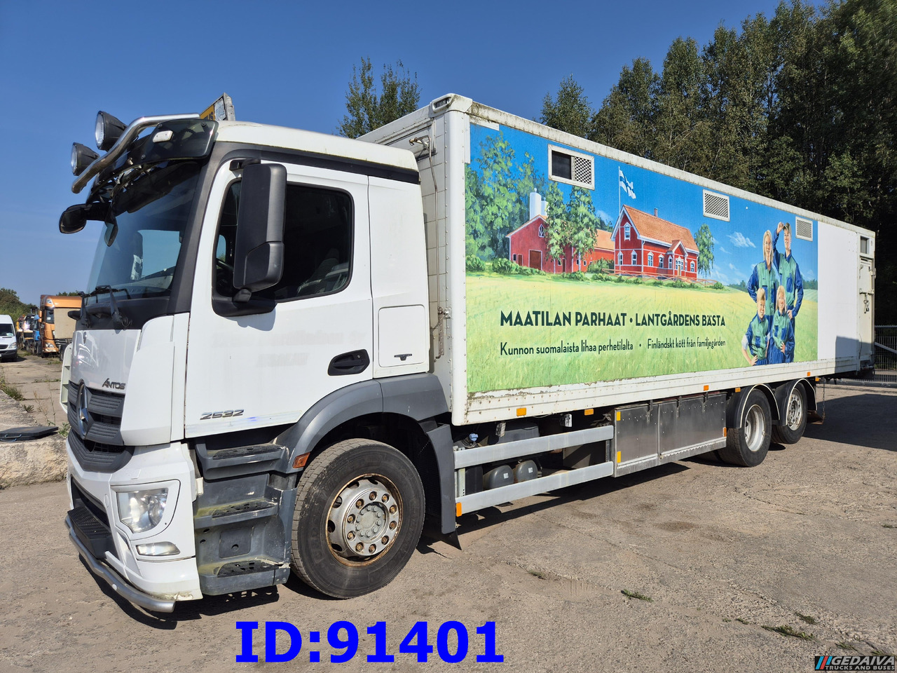 MERCEDES-BENZ Antos 2532 - 6x2 - Euro 6 - Animal transport - Camion bétaillère: photos 1 MERCEDES-BENZ Antos 2532 - 6x2 - Euro 6 - Animal transport - Camion bétaillère: photos 1