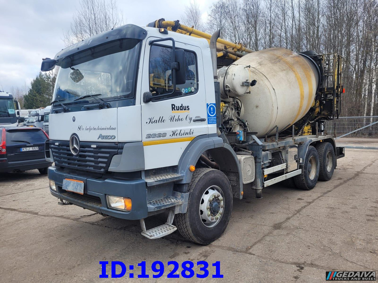 MERCEDES-BENZ Atego 2628 6x4 Schwing 17m 9m3 - Camion pompe: photos 4 MERCEDES-BENZ Atego 2628 6x4 Schwing 17m 9m3 - Camion pompe: photos 4