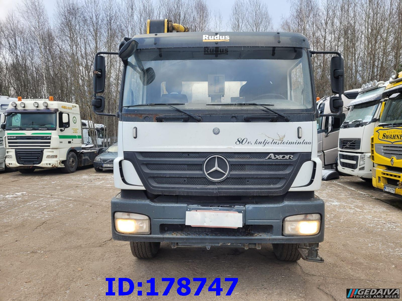 MERCEDES-BENZ Axor 2633 6x4 Schwing 750 - Camion pompe: photos 2 MERCEDES-BENZ Axor 2633 6x4 Schwing 750 - Camion pompe: photos 2