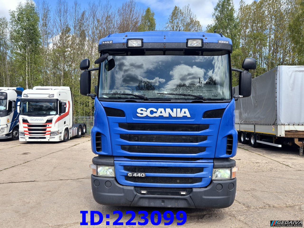 SCANIA G440 6x2 + Crane HIAB X-Hiduo 188 - Camion plateau: photos 2 SCANIA G440 6x2 + Crane HIAB X-Hiduo 188 - Camion plateau: photos 2