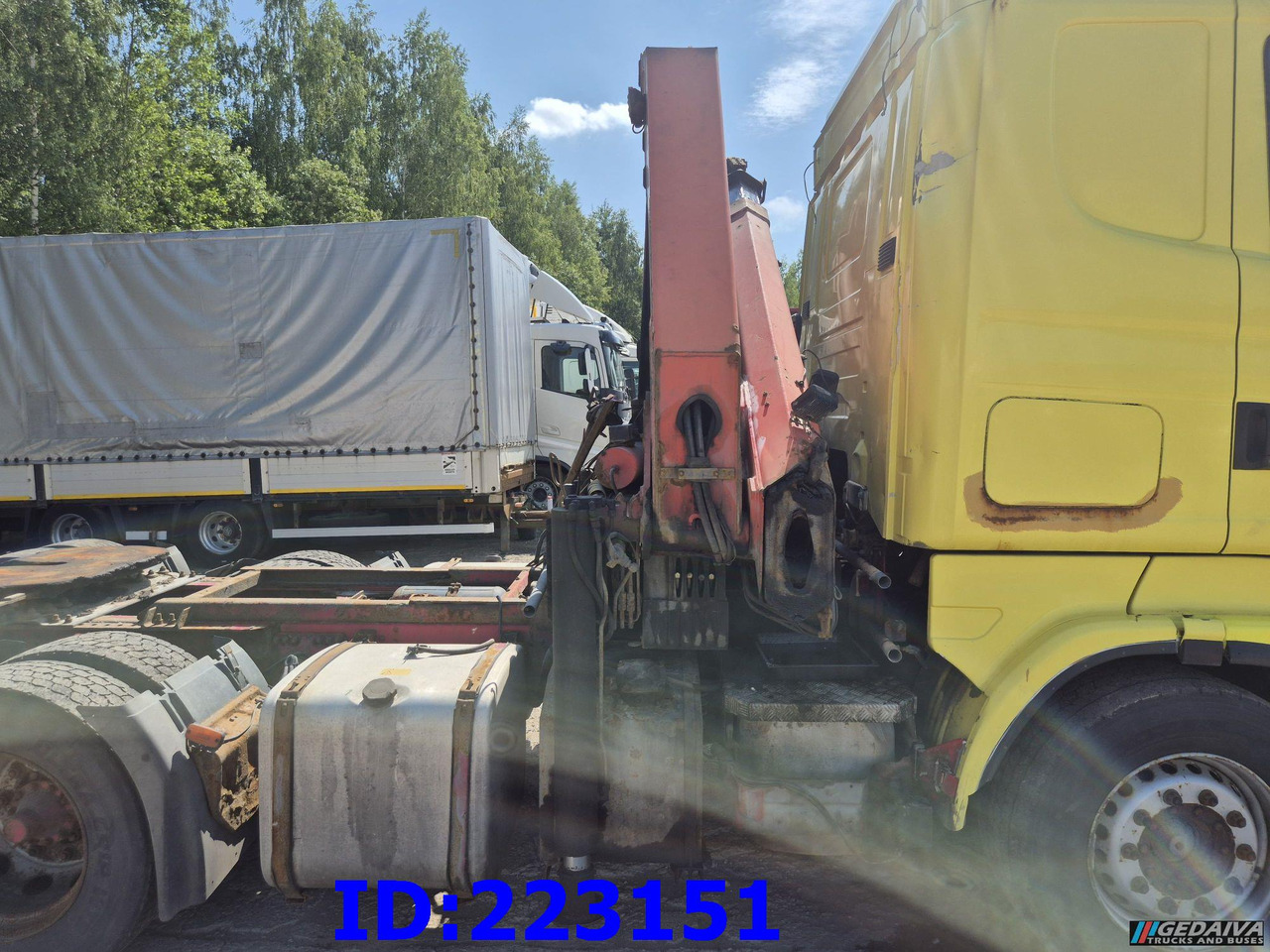 SCANIA R420 6x2 + Crane Palfinger PK23500 + Remote control - Tracteur routier: photos 5 SCANIA R420 6x2 + Crane Palfinger PK23500 + Remote control - Tracteur routier: photos 5