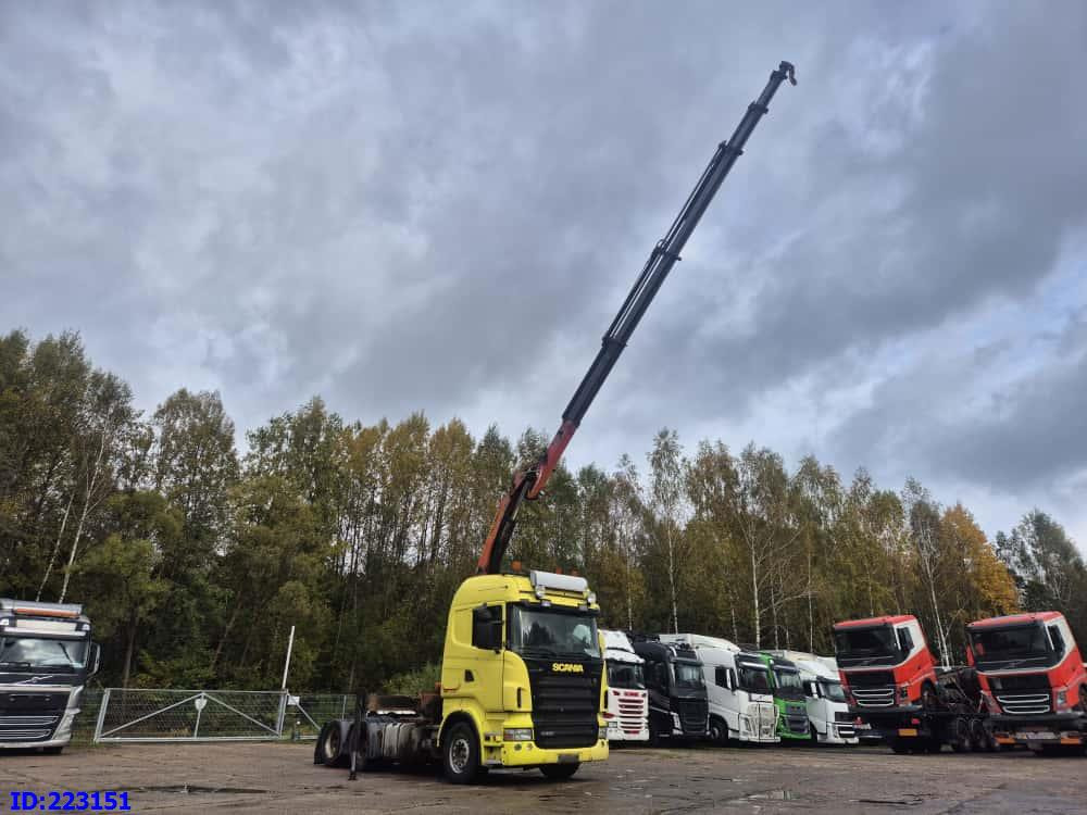 SCANIA R420 6x2 + Crane Palfinger PK23500 + Remote control - Tracteur routier: photos 1 SCANIA R420 6x2 + Crane Palfinger PK23500 + Remote control - Tracteur routier: photos 1