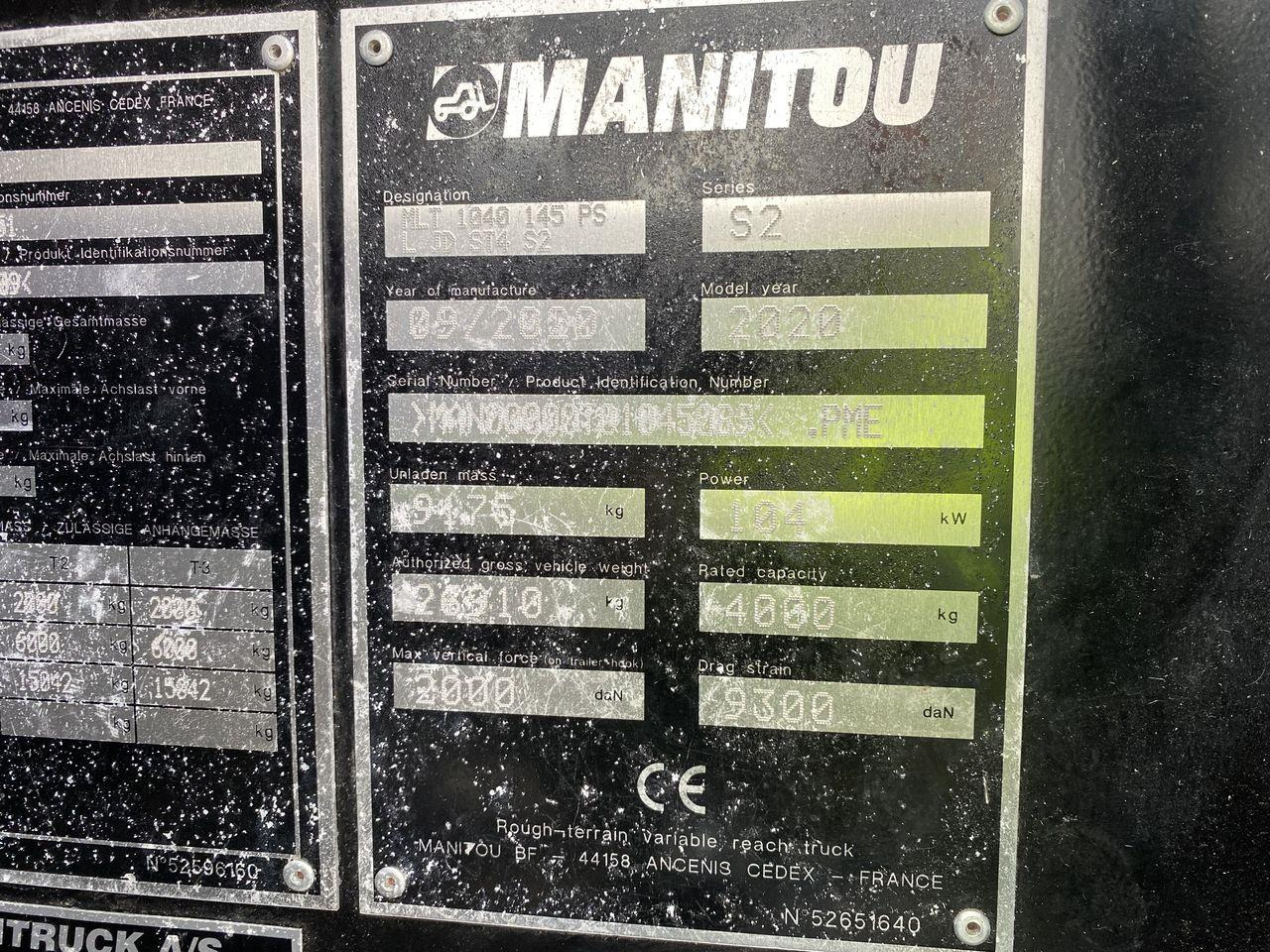 Chariot télescopique Manitou MLT1040-145PS L ELITE ST4: photos 13