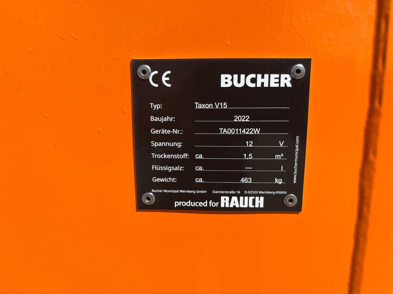 Rauch Taxon 25.1 plus - Distributeur d'engrais: photos 5 Rauch Taxon 25.1 plus - Distributeur d'engrais: photos 5