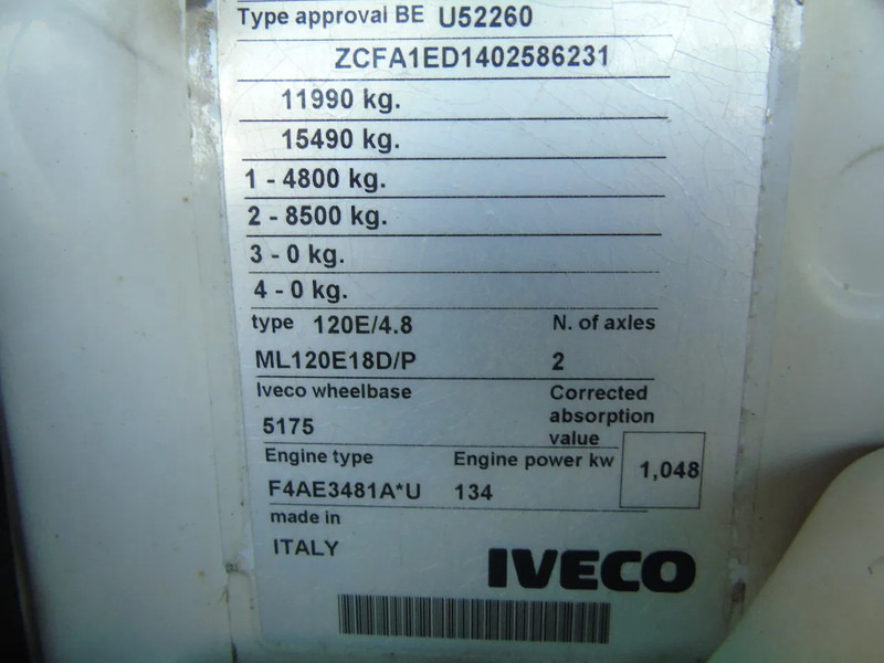 Camion porte-voitures Iveco Eurocargo 120E18 + MANUAL + EURO 5: photos 19
