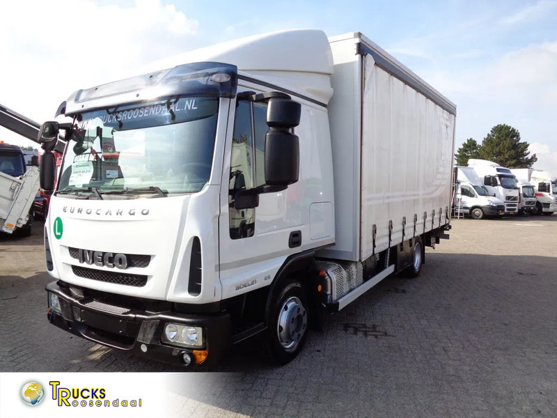 Iveco Eurocargo 80EL21 Manual + Euro 6 + Dhollandia Lift - Camion à rideaux coulissants: photos 1 Iveco Eurocargo 80EL21 Manual + Euro 6 + Dhollandia Lift - Camion à rideaux coulissants: photos 1