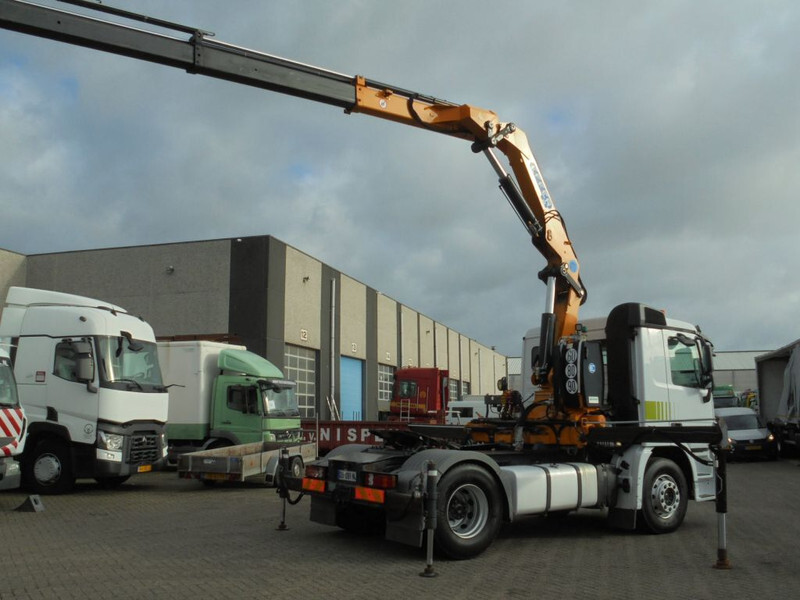 Camion grue Mercedes-Benz Actros 1846 + Euro 5 + EFFER 250 Crane + REMOTE: photos 7
