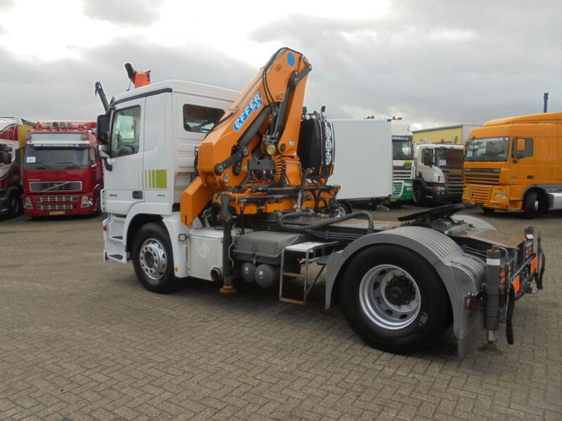 Camion grue Mercedes-Benz Actros 1846 + Euro 5 + EFFER 250 Crane + REMOTE: photos 10