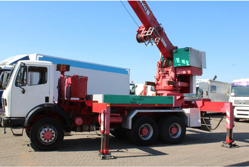 Mercedes-Benz SK 2628 + 6X6 + SPRING + MANUAL + HMK 42TON - Camion grue: photos 5 Mercedes-Benz SK 2628 + 6X6 + SPRING + MANUAL + HMK 42TON - Camion grue: photos 5