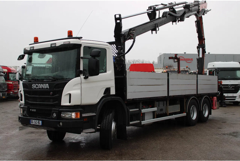Camion grue Scania P410 + atlas 190 4x hydrolic + 6x4 remote + EURO 6 + SPRING SUSPENSION: photos 11