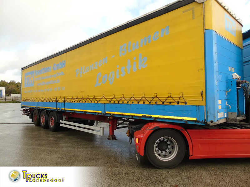 Schmitz Cargobull 3 AXLE SAF + DHOLLANDIA LOADLIFT + SLIDING ROOF - Semi-remorque rideaux coulissants: photos 1 Schmitz Cargobull 3 AXLE SAF + DHOLLANDIA LOADLIFT + SLIDING ROOF - Semi-remorque rideaux coulissants: photos 1