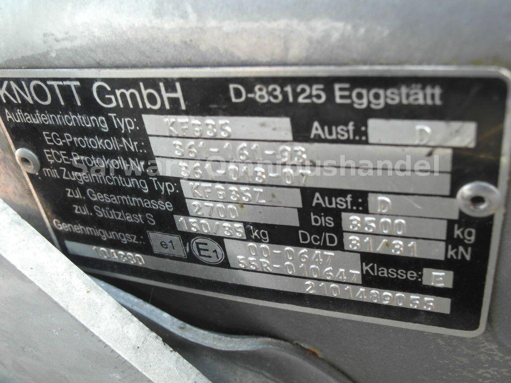 Remorque bateau Brenderup Premiun 303500-SRX Bootsanhänger 3500 KG,Boot 9m: photos 9
