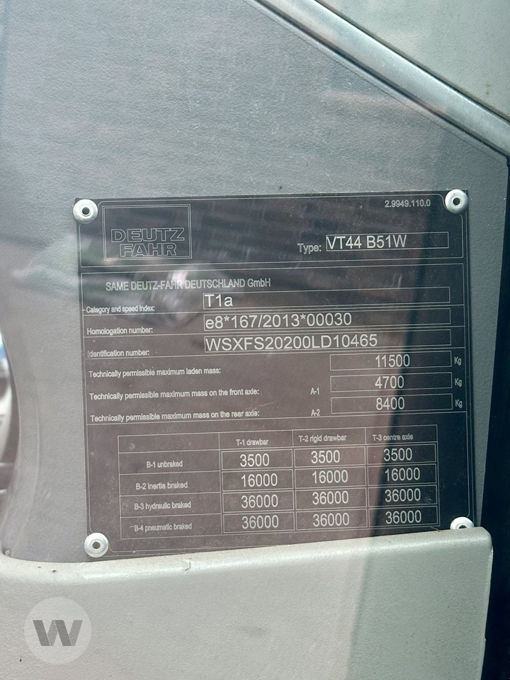 Deutz Agrotron 6165 - Tracteur agricole: photos 2 Deutz Agrotron 6165 - Tracteur agricole: photos 2