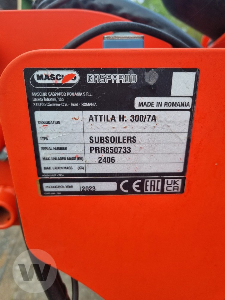 Maschio Attila 300 - Décompacteur: photos 2 Maschio Attila 300 - Décompacteur: photos 2