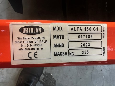 ORTOLAN ALFA 150 harrow - Outils du sol: photos 2 ORTOLAN ALFA 150 harrow - Outils du sol: photos 2