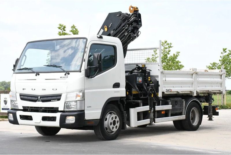 Camion grue FUSO Canter 7C18 KRAAN/KIPPER!! EURO6!!: photos 6