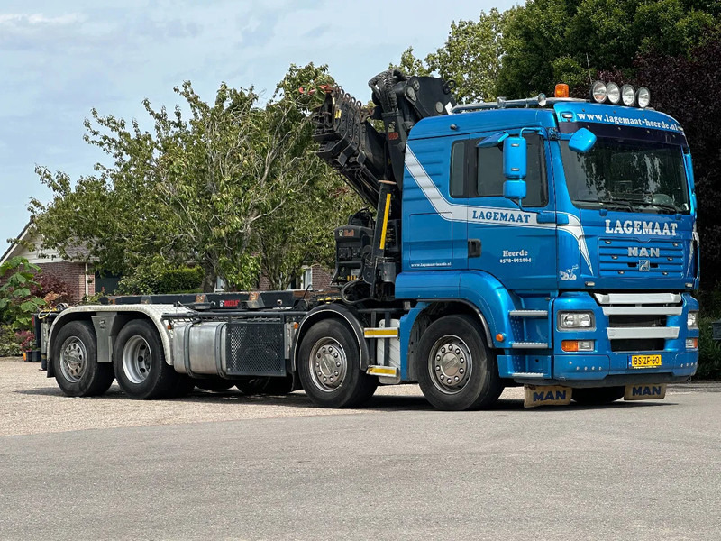MAN TGA 35.440 8x2 HIAB 37TM!!RADIO REMOTE/CONTAINER SYSTEM! - Camion - système de câble, Camion grue: photos 4 MAN TGA 35.440 8x2 HIAB 37TM!!RADIO REMOTE/CONTAINER SYSTEM! - Camion - système de câble, Camion grue: photos 4