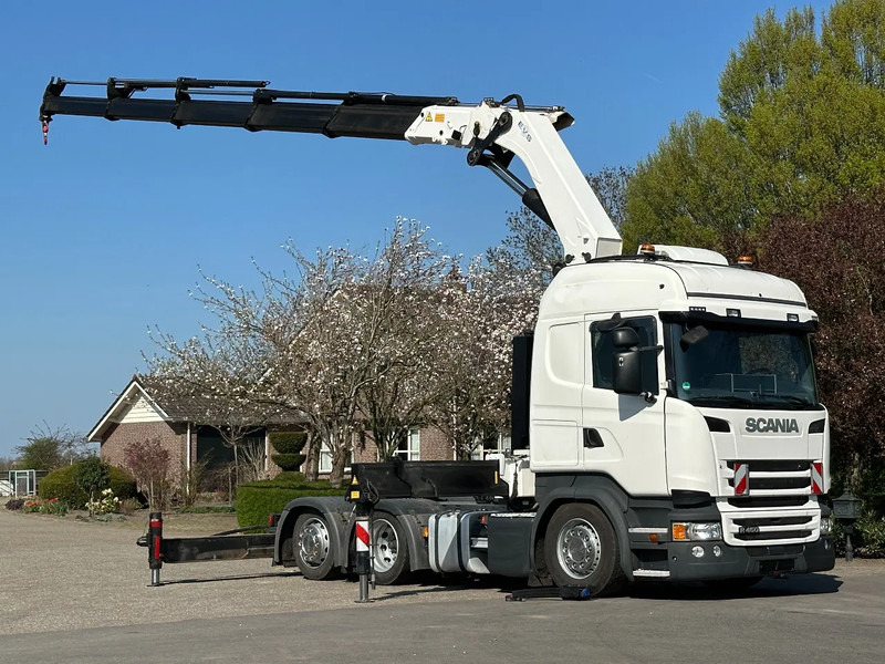 Scania R450 6x2 !!TRACTOR!!!CRANE/GRUE/HMF 50TM!!TOP!EURO6!! - Tracteur routier: photos 3 Scania R450 6x2 !!TRACTOR!!!CRANE/GRUE/HMF 50TM!!TOP!EURO6!! - Tracteur routier: photos 3