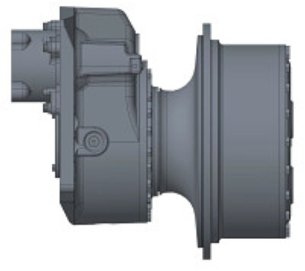 Case 47863726 - 47466855 - Moteur de translation pour Engins de chantier: photos 3 Case 47863726 - 47466855 - Moteur de translation pour Engins de chantier: photos 3